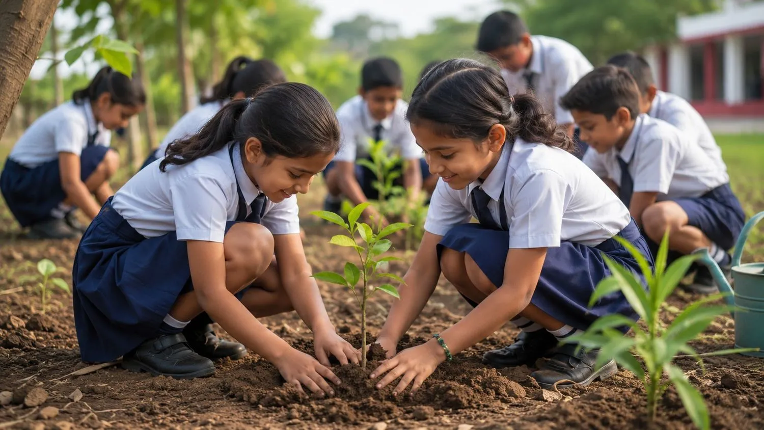 How School Plantation Drives Are Shaping Eco Conscious Children